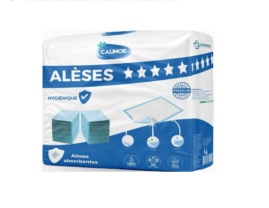 Alèse Matelas Jetable 60 x 90 cm Sachet de 25 Pièces Au Meilleur Prix Maroc